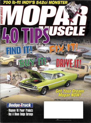 MOPAR MUSCLE 2000 APR - JUSTIN BELL VIPERS